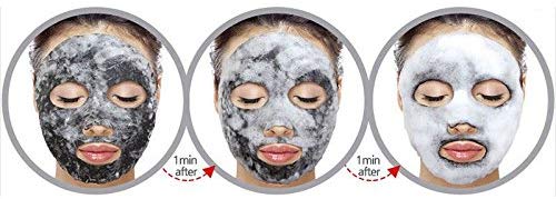 Mascarilla Negra Burbuja O2 Purificacion Profunda Carbon