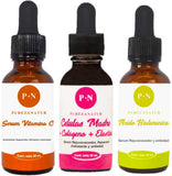 Kit Facial Serum Acido Hialurónico, Vitamina C y Células Madre anti edad