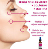 Kit Facial Serum Acido Hialurónico, Vitamina C y Células Madre anti edad