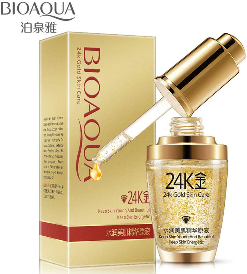 Bioaqua 24k Gold Essence Colageno Gold Skin Anti edad
