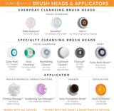 Clarisonic Mia Prima - cepillo para polvo limpiador facial sónico de 1 velocidad, Everyday & Deep Cleansing Set